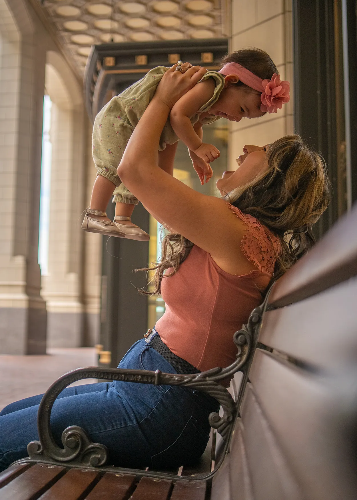 amanda-brand-strategist-with-baby-on-bench-up-highest